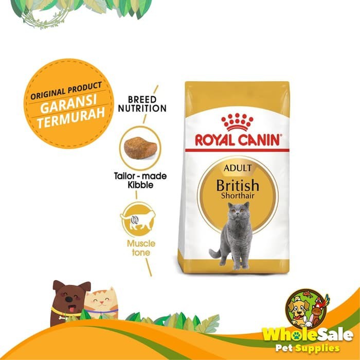 Makanan Kucing ROYAL CANIN BRITISH SHORTHAIR 4KG adult