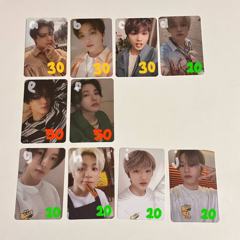 PHOTOCARD PC NCT DREAM HOT SAUCE BORING CHILLING CAFE renjun jeno haechan chenle jisung