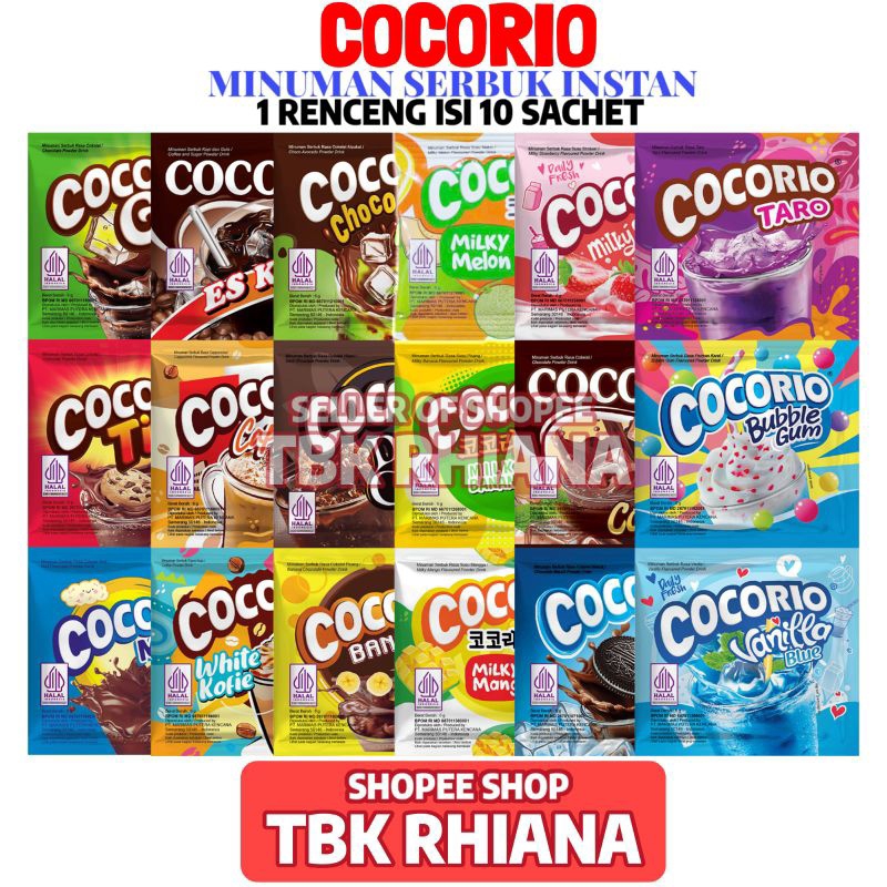 

Cocorio Serbuk 1 Renceng Isi 10 Sachet