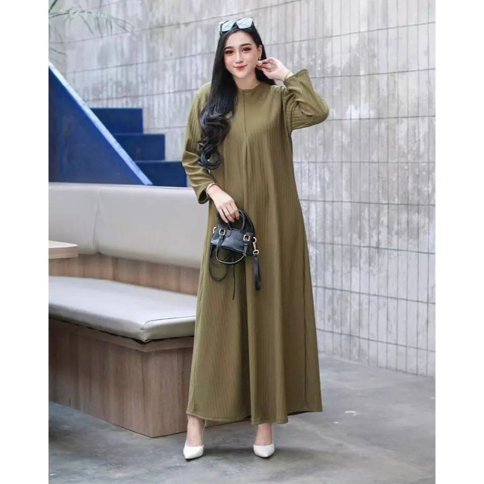 GAMIS KNIT PREMIUM | GAMIS HORNET JUMBO BUSUI | GAMIS JUMBO BUSUI | GAMIS POLOS JUMBO BUSUI | GAMIS 