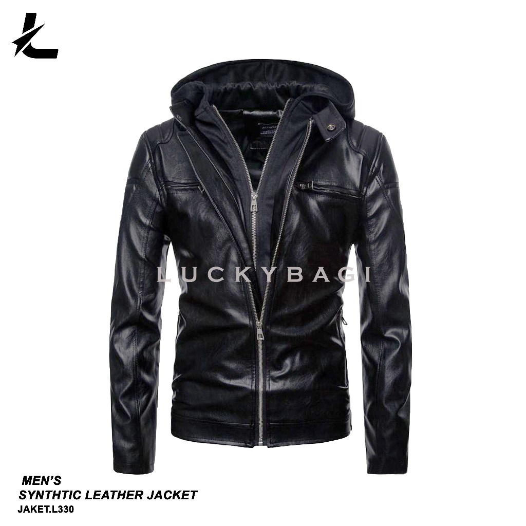 Jaket Kulit Pria Jaket Hoodie Jaket Kulit Sintetis Jaket Kulit Hoodie