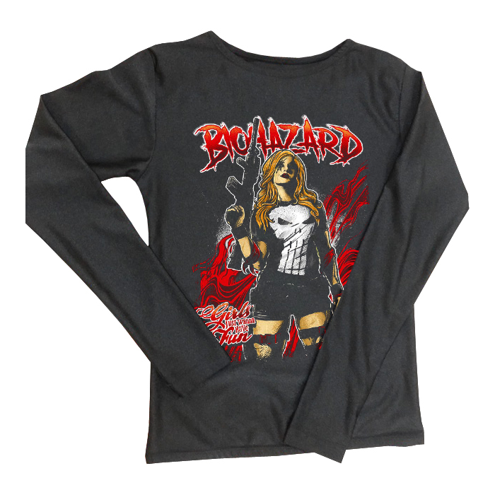 Kaos Biohazard Tshirt 100% Cotton