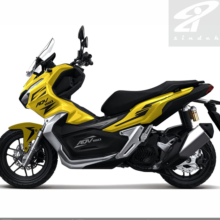 CUTTING STICKER MOTOR STRIPING STIKER MOTOR ADV 150 KEREN - 04