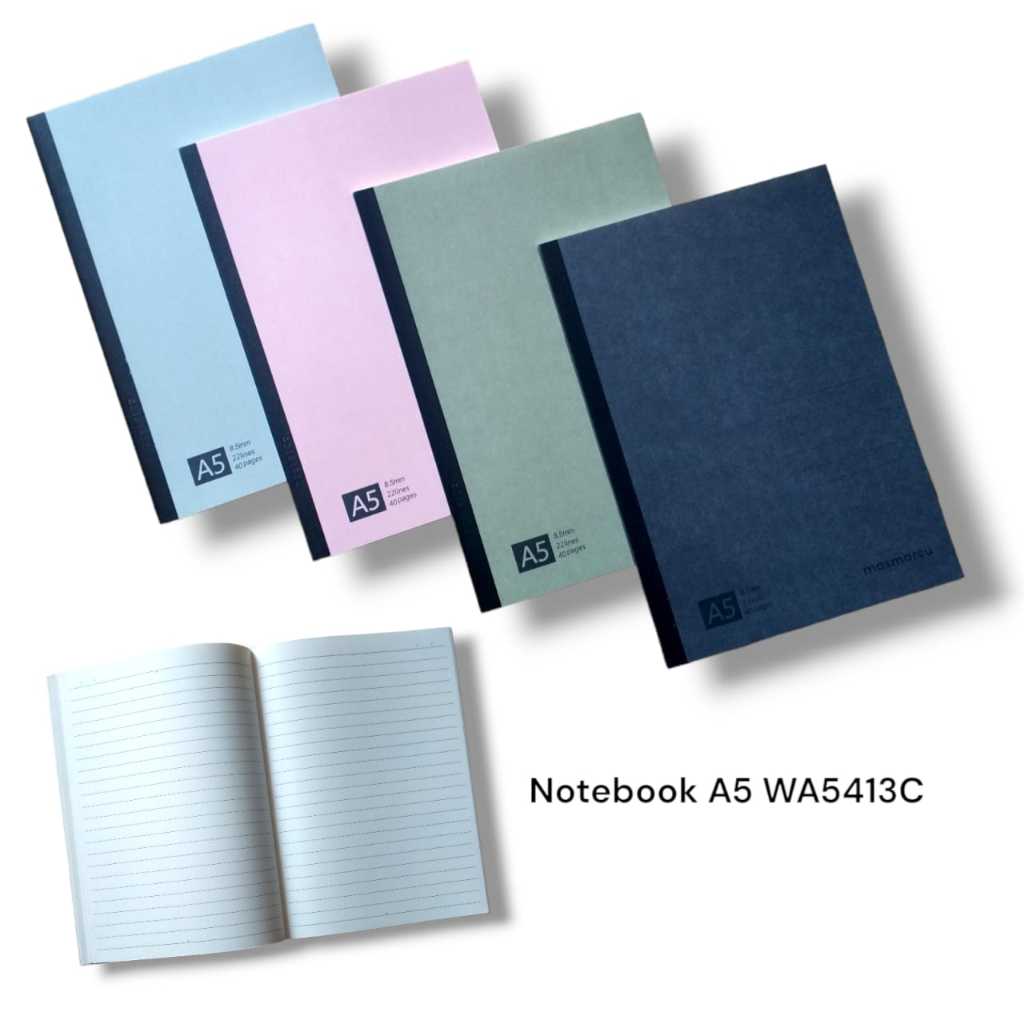 

Buku Tulis Catatan Notebook A5 Soft Cover Garis M&G