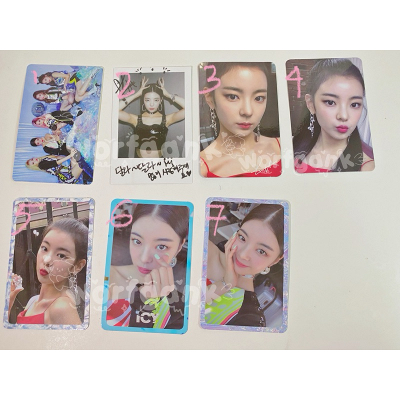 All About ITZY Lia Photocard PC ITZY ICY POB