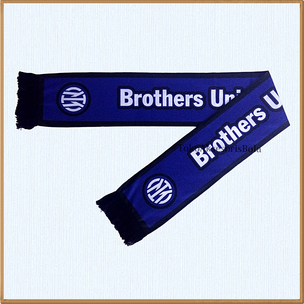 Syal Klub Bola Printing INTER MILAN Grade Ori