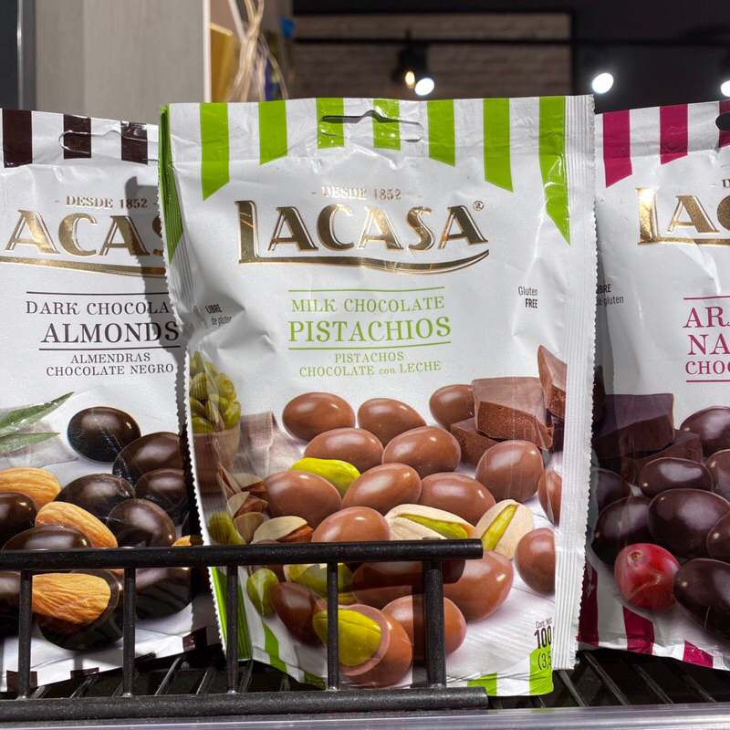 

LACASA chocolate | coklat pistachio almonds naturalez hazelnut