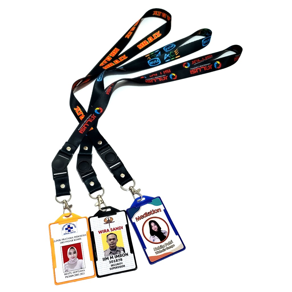 

Tali lanyard satu paket UK 2CM MIN ORDER 10pcs/sepaket cetak tali lanyard card custome dan casing