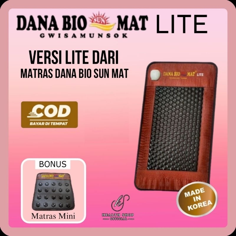 Matras DANA BIO SUN MAT LITE Versi LITE dari matras DANA BIO SUN MAT Matras Kesehatan Batu Gwisamuns