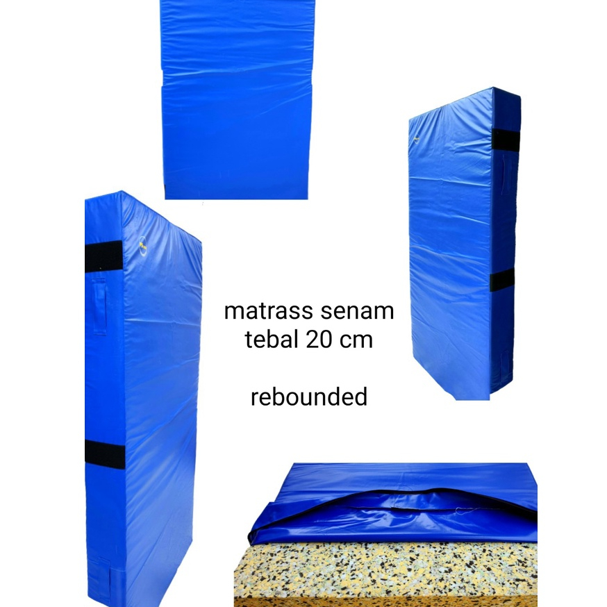 matras beladiri karate senam 1 m x 2 m rebounded tebal 20 cm sms