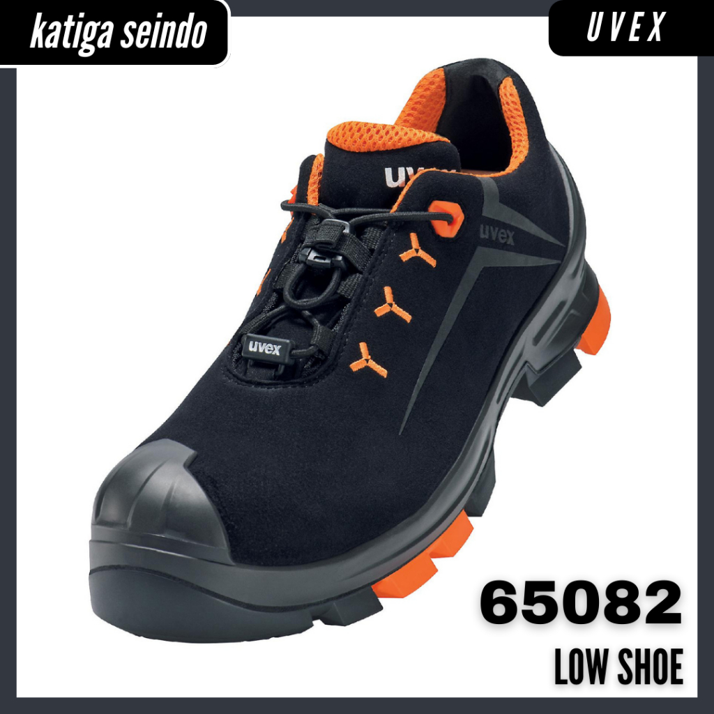 UVEX Sepatu safety Type 65082 BOA Men's Safety Shoes S3 Low Width 11