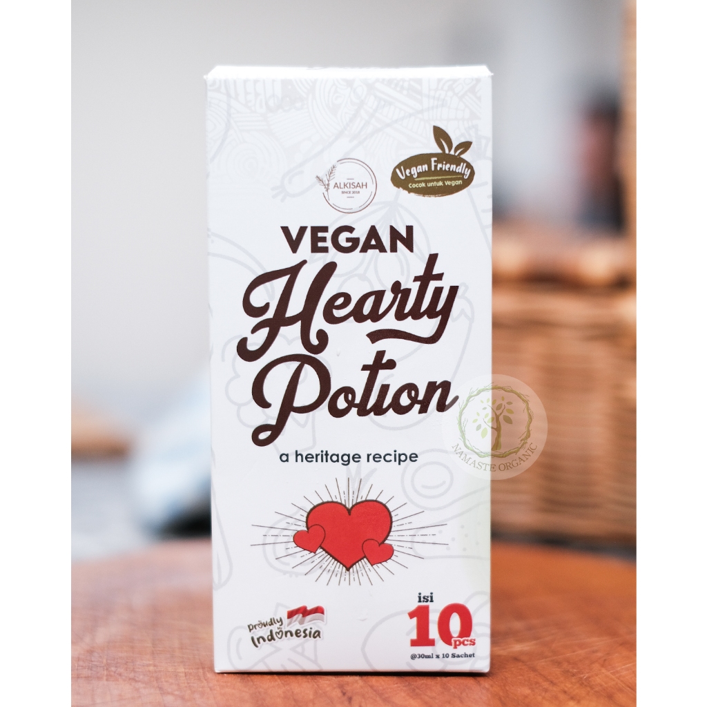 

BOX VEGAN HEARTY POTION JAMU - ISI 10 SACHET