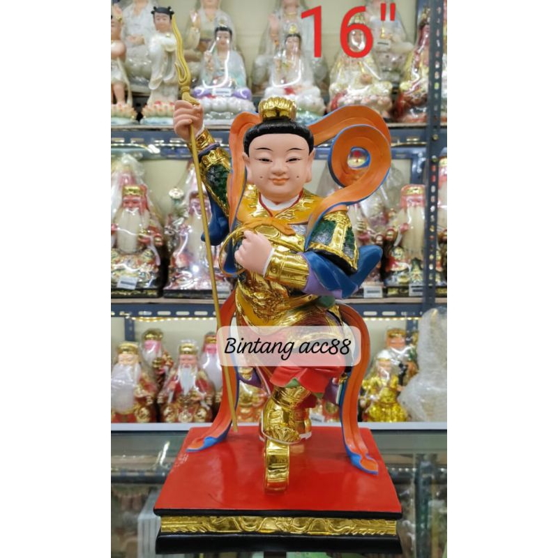 patung dewa naca/locia/ nacha- fiber - 16inch-h