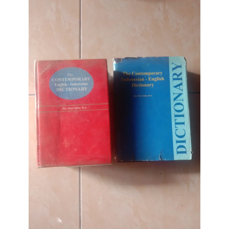 Kamus The Contemporary English Indonesian &  Indonesian English Dictionary oleh Peter Salim