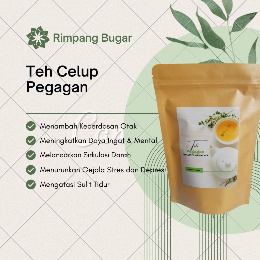 

Teh Celup Pegagan Murni Asli Original Untuk Kecerdasan Otak & Melancarkan Sirkulasi Darah
