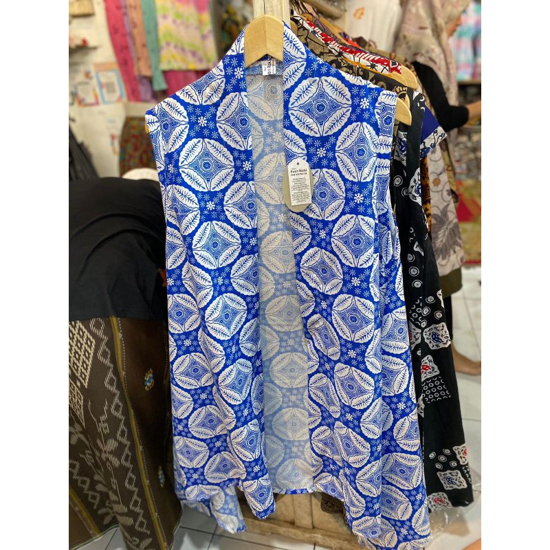 OUTER BATIK TANPA LENGAN