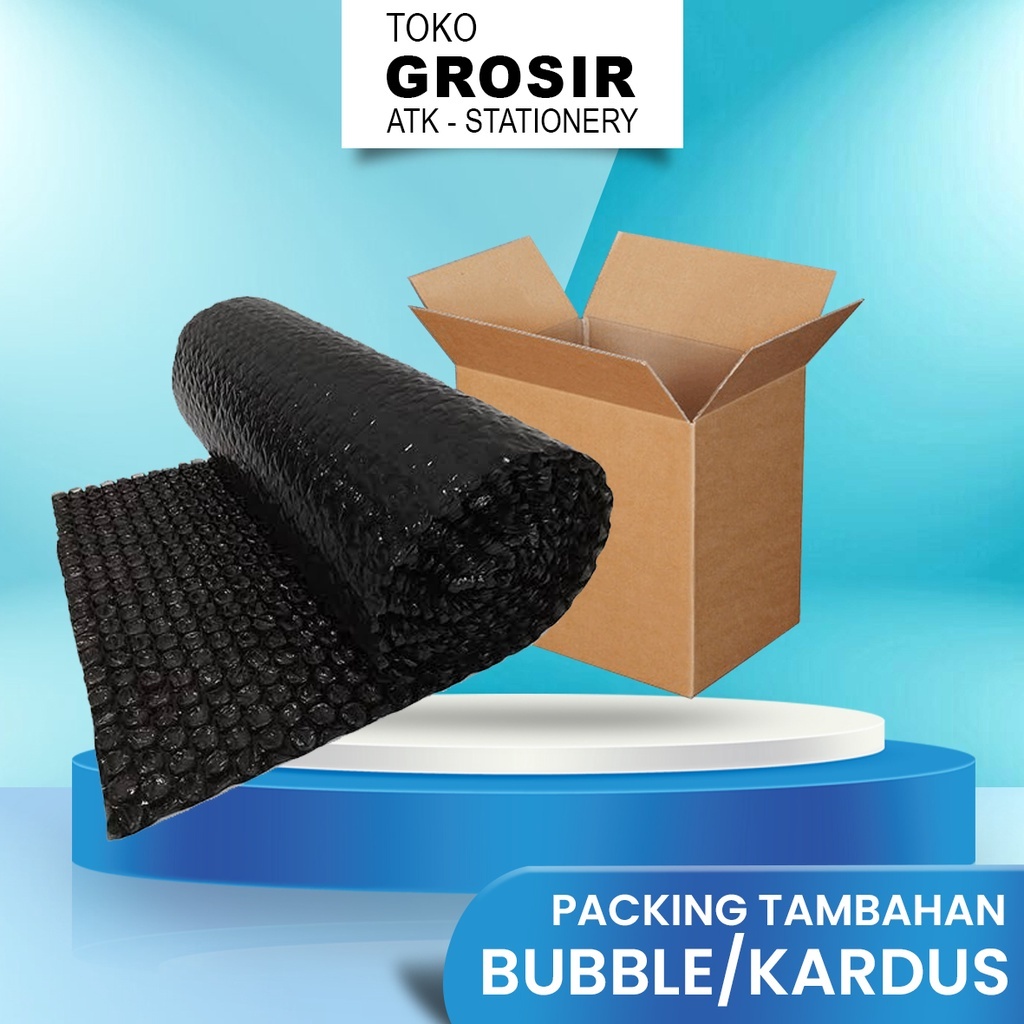 

PACKING TAMBAHAN ANTI PENYOK KARDUS ATAU BUBBLE WRAP