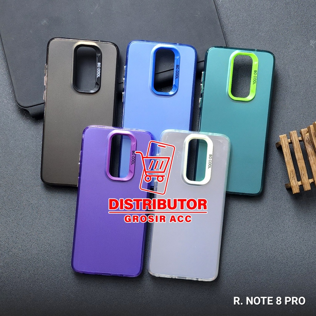 REDMI NOTE 8 PRO CASE IMD HYBRID PLATE HOLOGRAM CASE SOCOOL REDMI NOTE 8 PRO