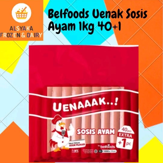 

Belfoods Sosis Ueenak 950gr (40/30pcs)