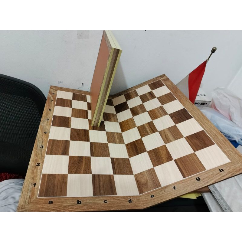 Papan Catur lipat 4 & 8 standar internasional
