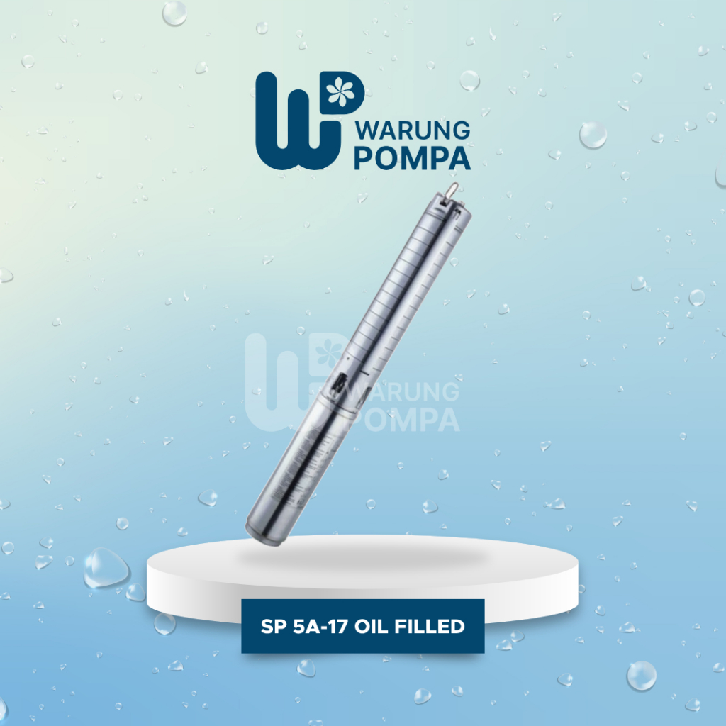 Pompa Air Grundfos SP 5A-17 Oil Filled Submersible 4 Inch