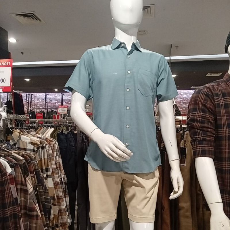S135 KEMEJA PENDEK SLUB