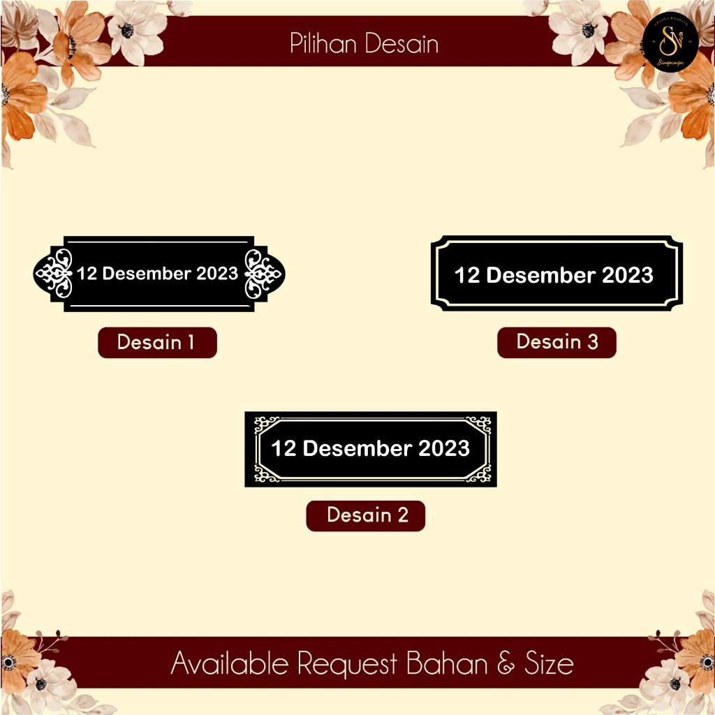 

HANGTAG HANG TAG LABEL BAJU HIASAN MAHAR CUSTOM FASHION KAYU I TANG POLLYWOOD