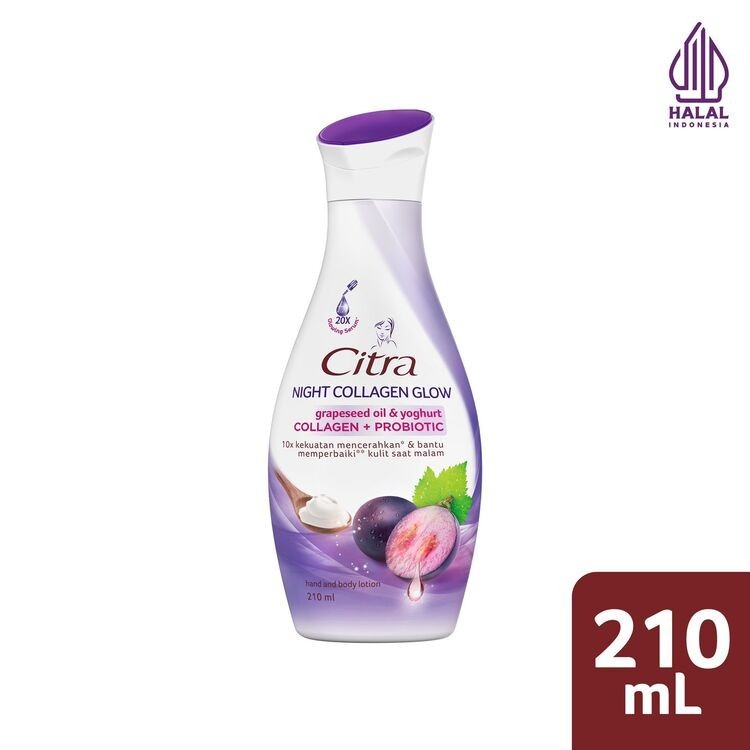 Citra Night Collagen Glow Hand & Body Lotion - 210ML