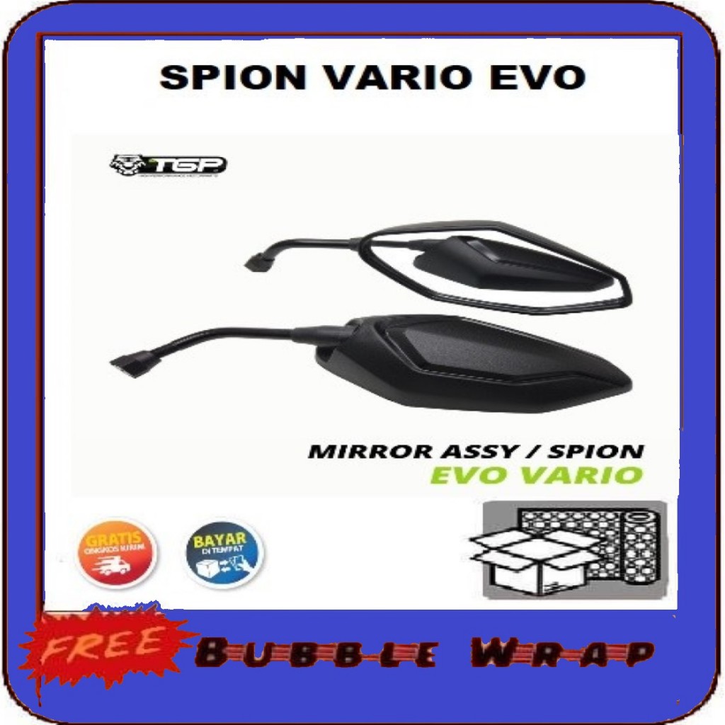 TGP Spion Evo Vario Tangkai Pendek Universal Honda Cembung Tangkai Standar Model All New Vario 125 1