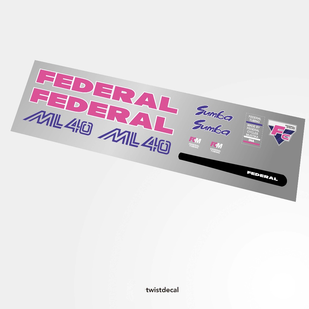 Stiker / Decal Federal Sumba