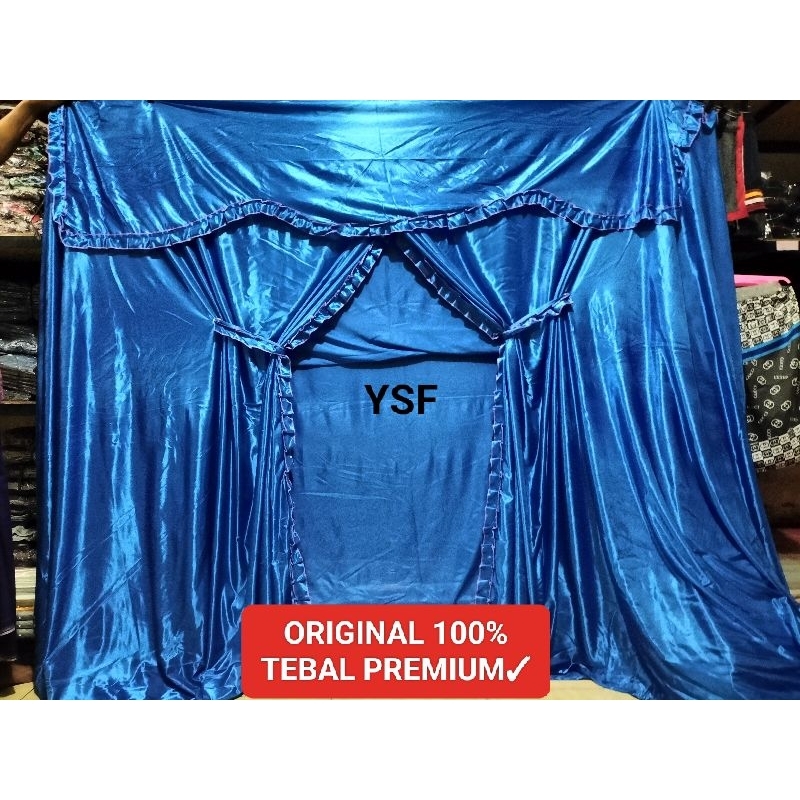 KELAMBU GORDEN / KELAMBU SATIN ORI 100% premium✓ |  KELAMBU PENGANTIN | KELAMBU KAIN SATIN TEBAL