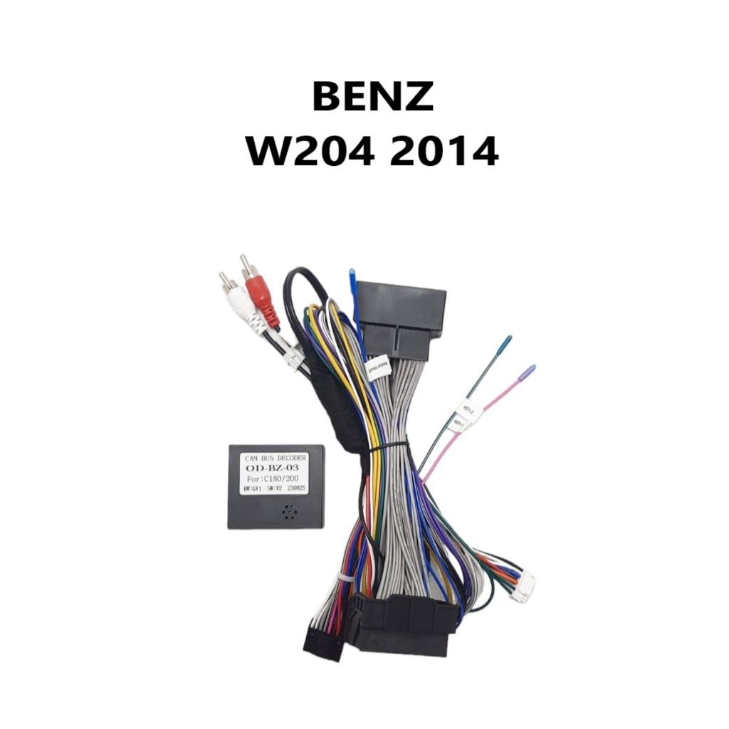 KABEL SOKET PNP ANDROID CANBUS MERCEDES BENZ W204 C CLASS 2014 BZ- A-2