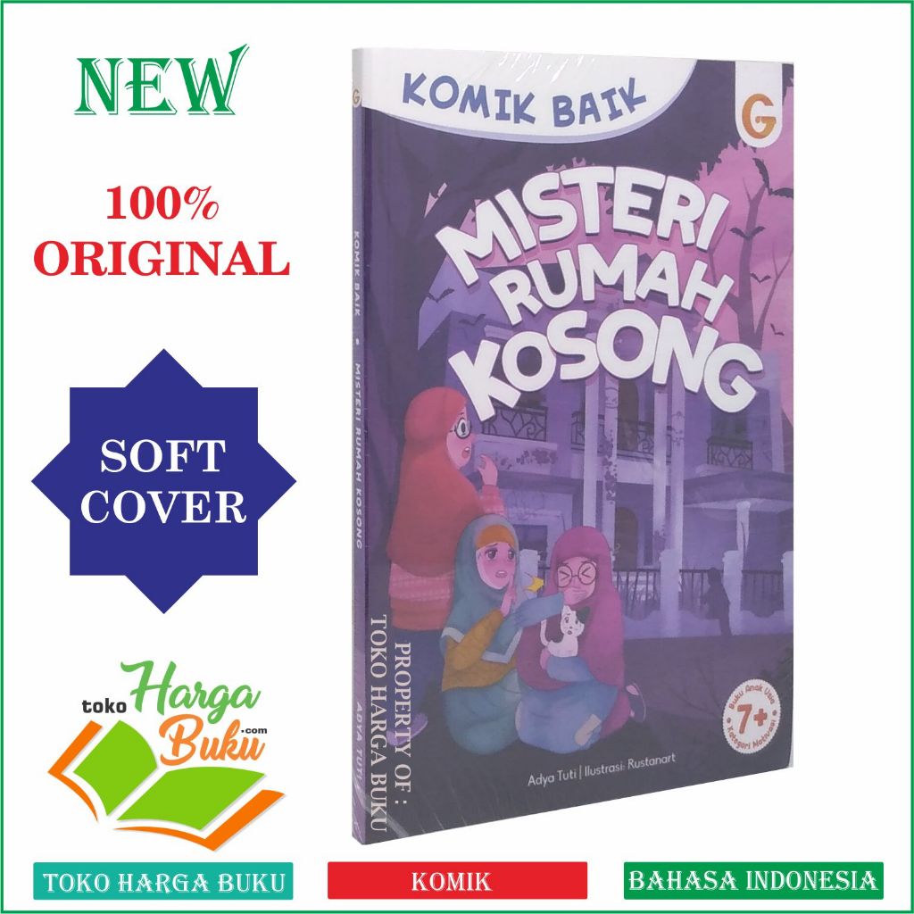 Foto Komik Baik Misteri Rumah Kosong Buku Anak Usia 7+ Motivasi Penerbit Gema Insani Press
