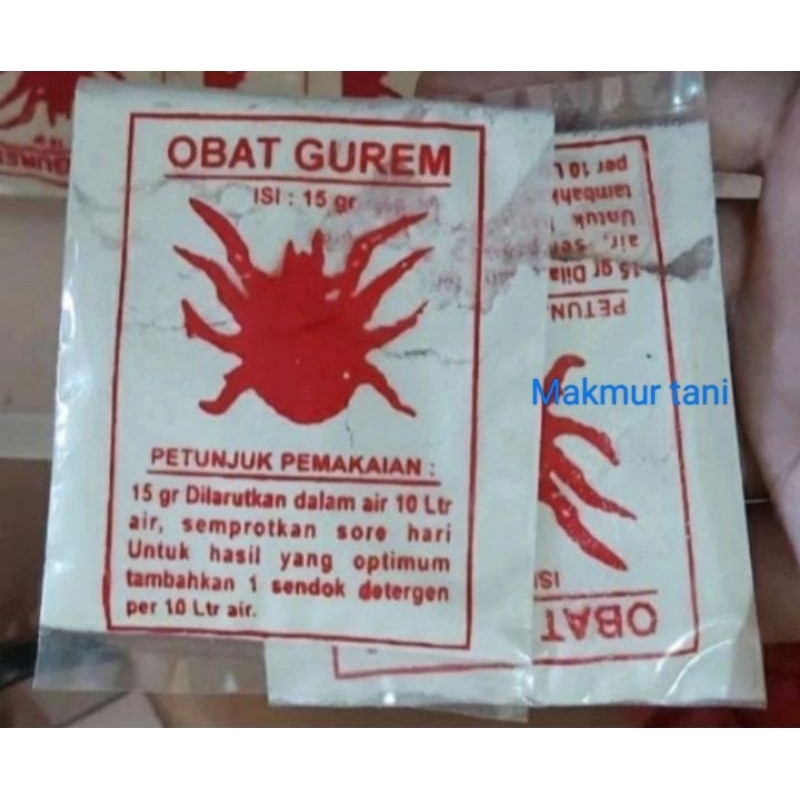 Obat gurem/serangga gurem sachet