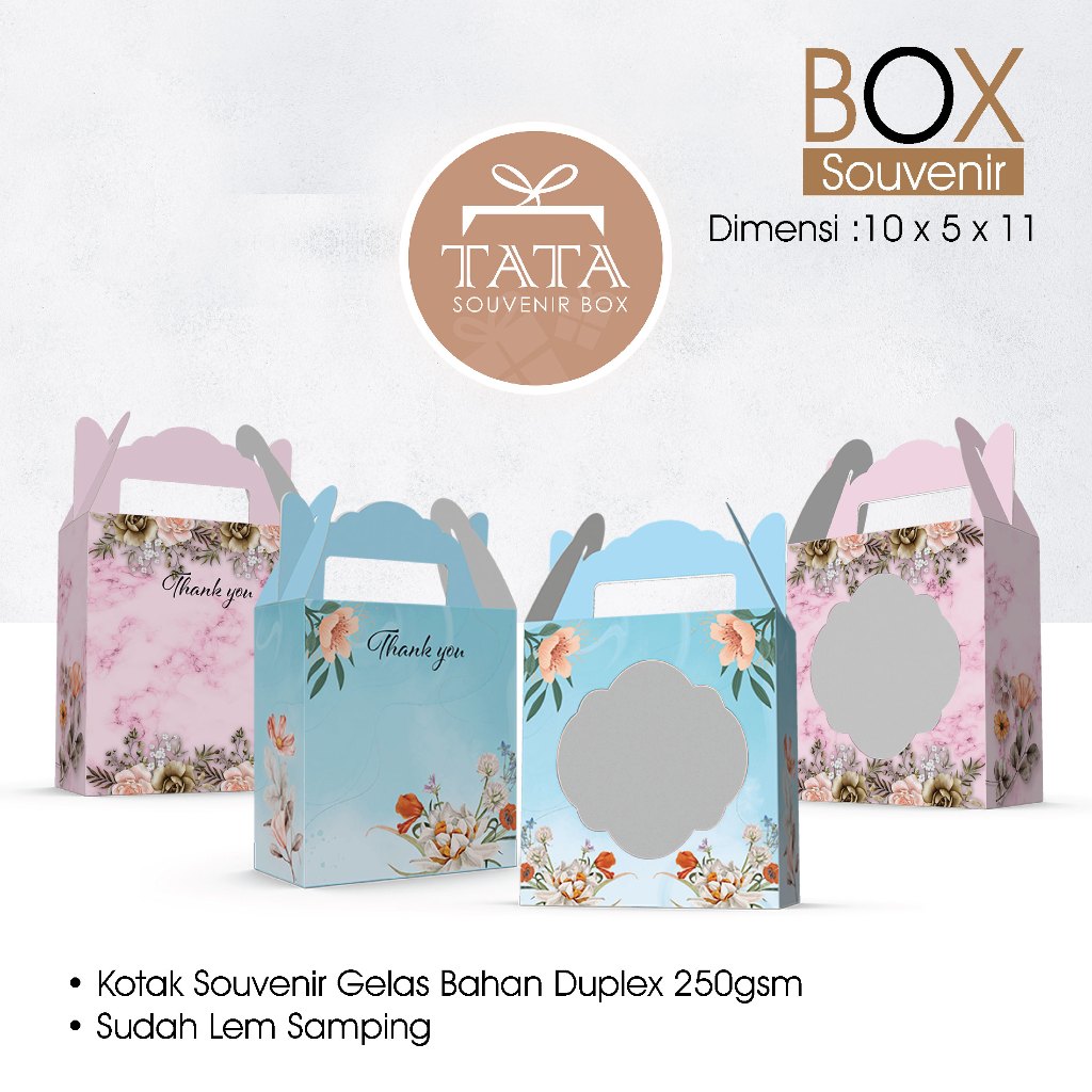 

Box souvenir 10 x 5 x 11 cm Duplex (Min Order 5 Pcs)