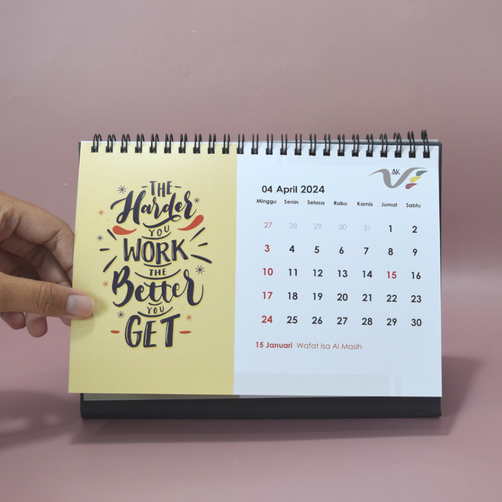 

Custom Kalender Meja