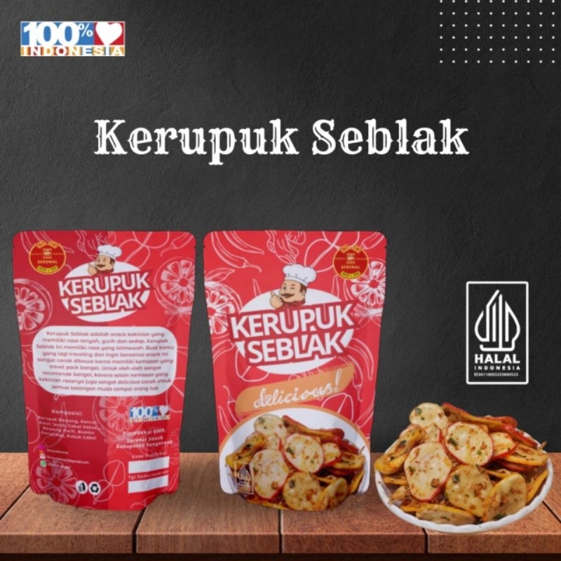 

Kerupuk Seblak Delicious SERENAL SNACK - Makanan Ringan Rasa Gurih