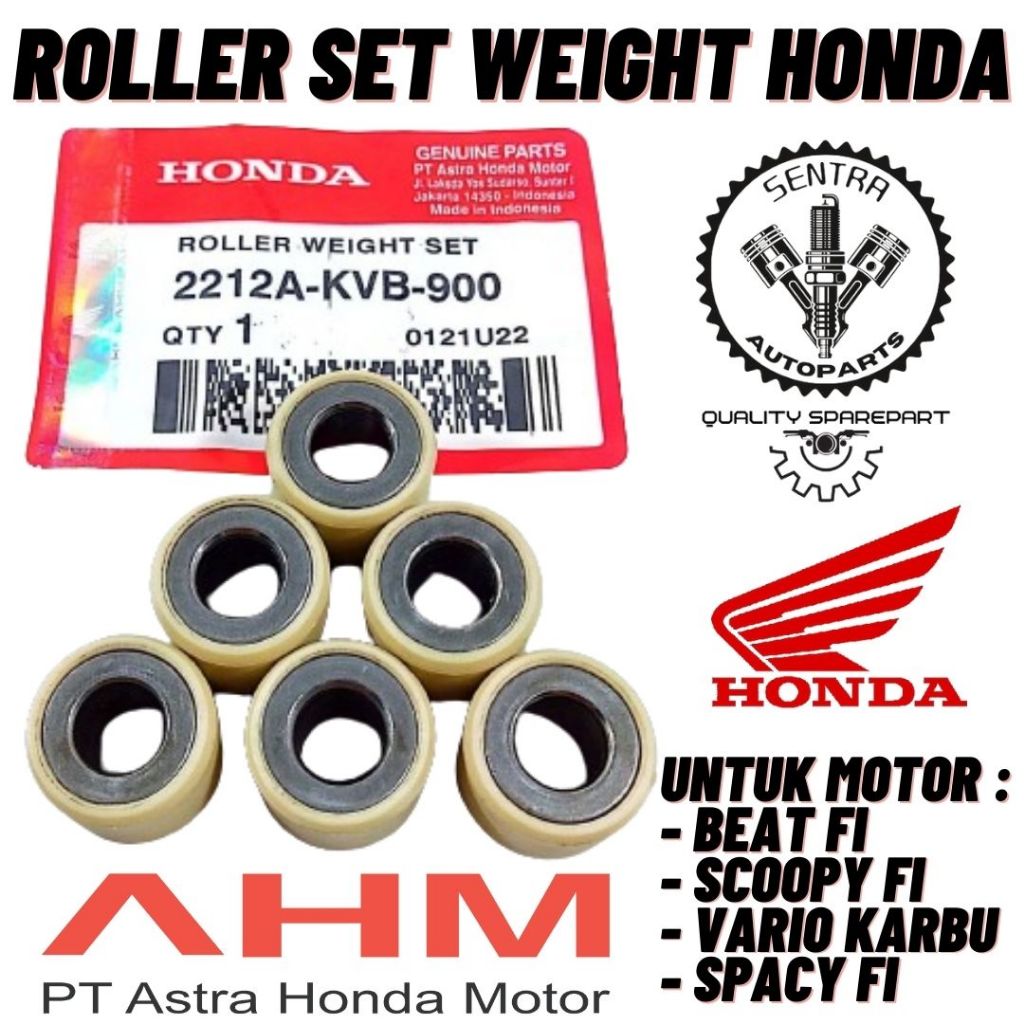 ORIGINAL AHM ROLLER ROLER VARIO 110 KARBU VARIO 110 ESP BEAT FI SCOOPY FI