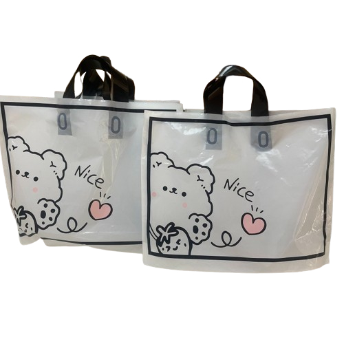 

Paper Bag - Kantong Plastik White Bear Nice Gift Bag Tas Kado Lucu Premium