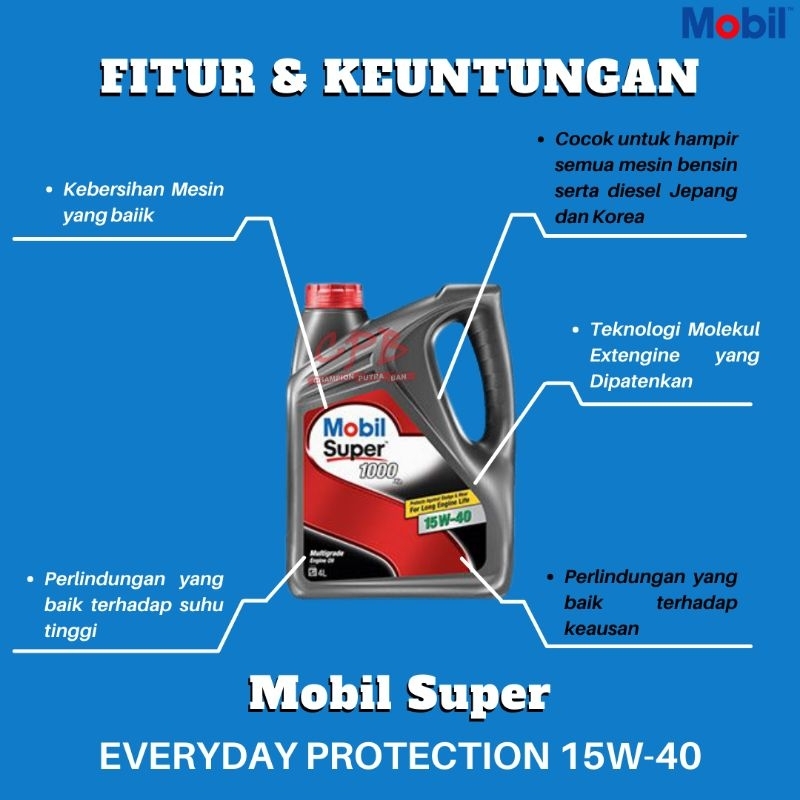 OLI MOBIL SUPER 1000 15W-40 4LT