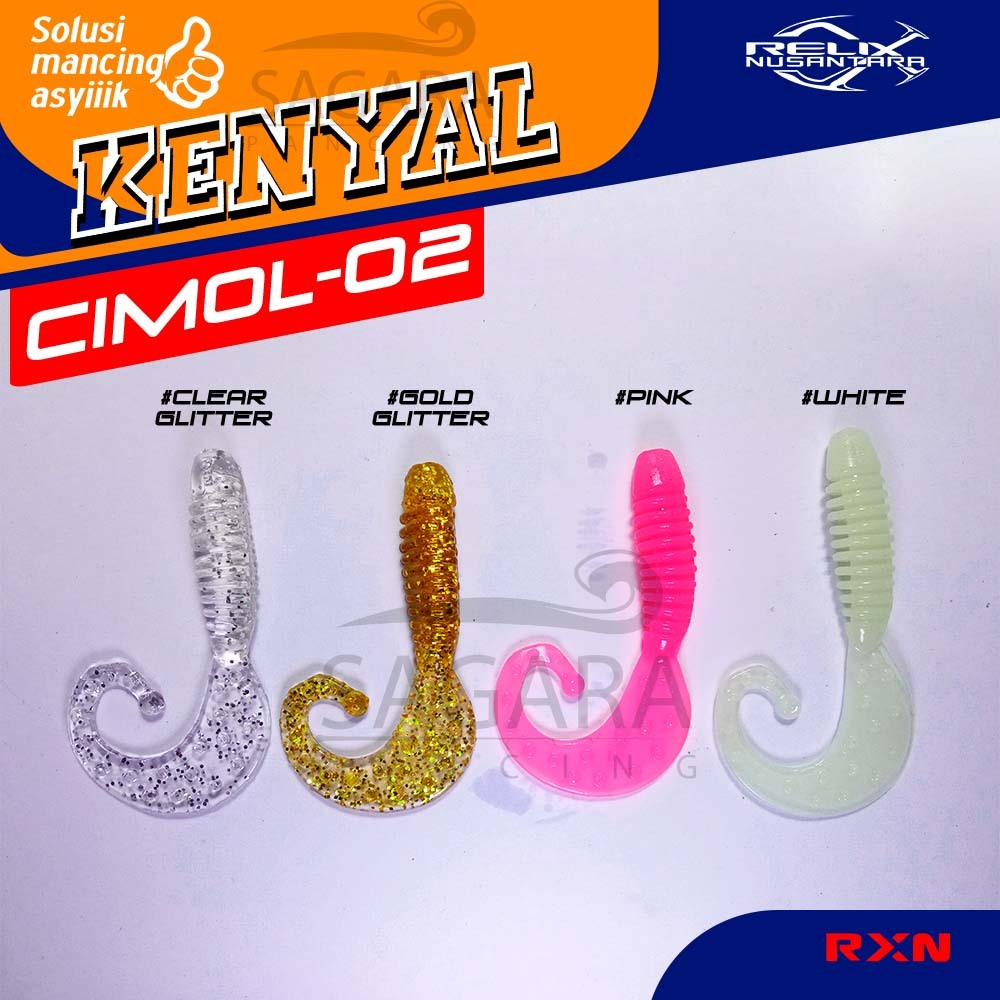 Umpan Pancing Kenyal Cimol SoftLure Cimol Soft Lure Cimol Relix Nusantara