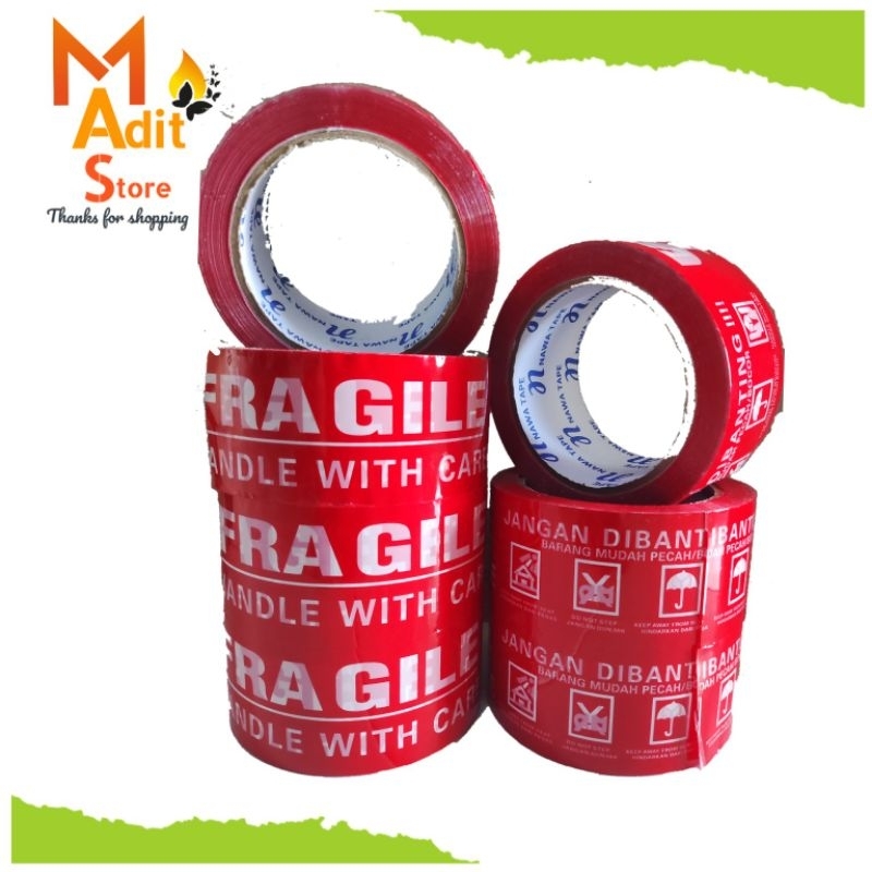 

LAKBAN FRAGILE JANGAN DI BANTING 48MM x 60YARD