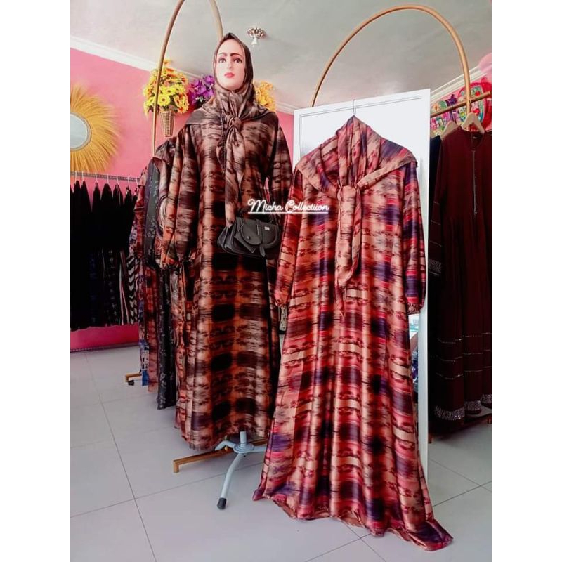 gamis silk sutra