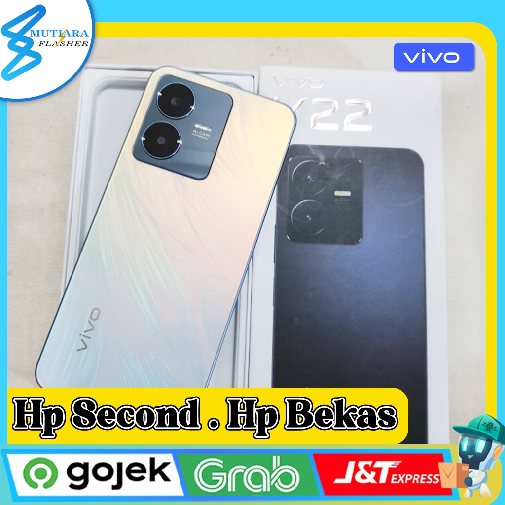 Vivo Y22 Ram 4/64GB | Ram 4/128GB | Ram 6/128G Second Original