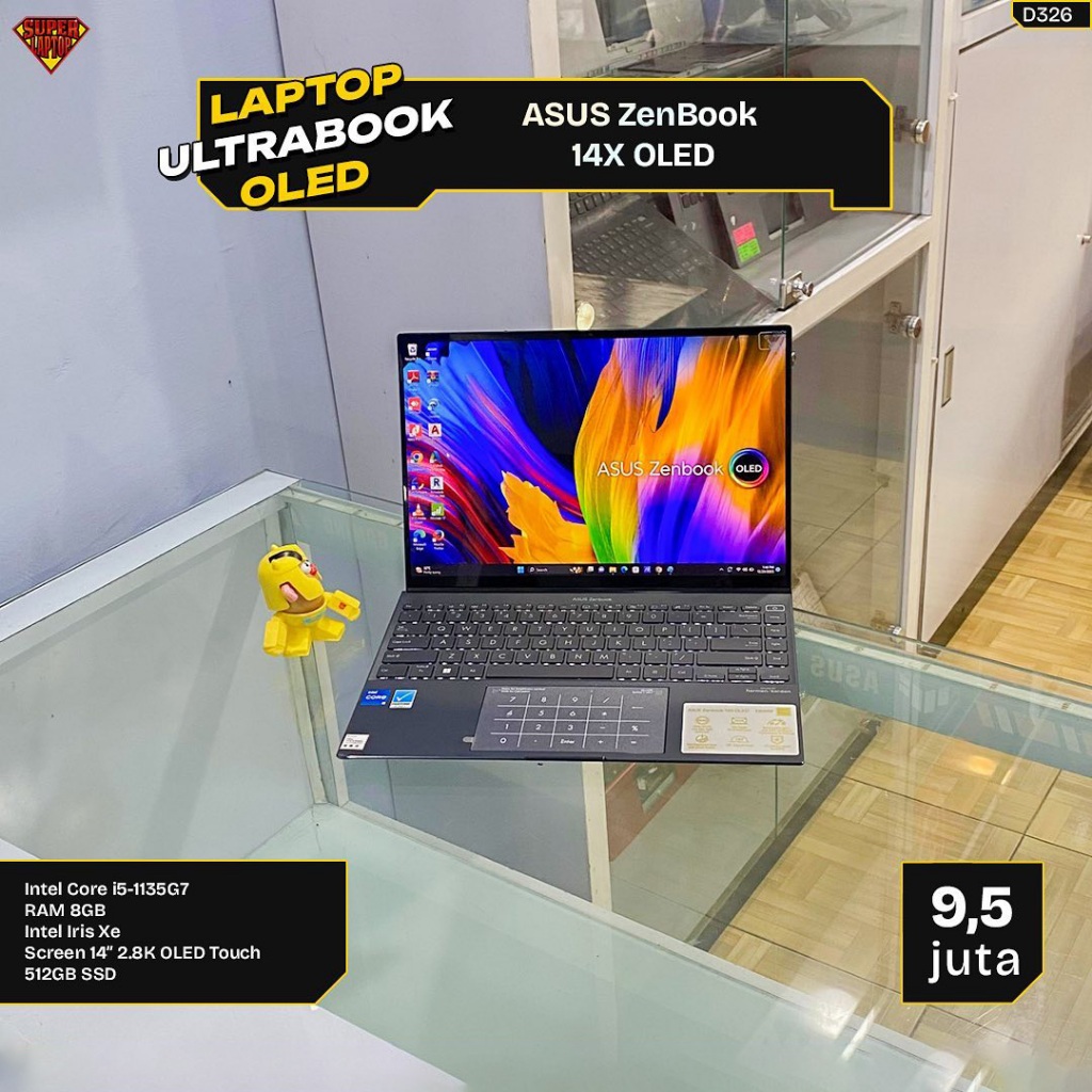 Laptop ASUS Zenbook 14X OLED Intel Core i5-1135G7 RAM 8GB SSD 512GB