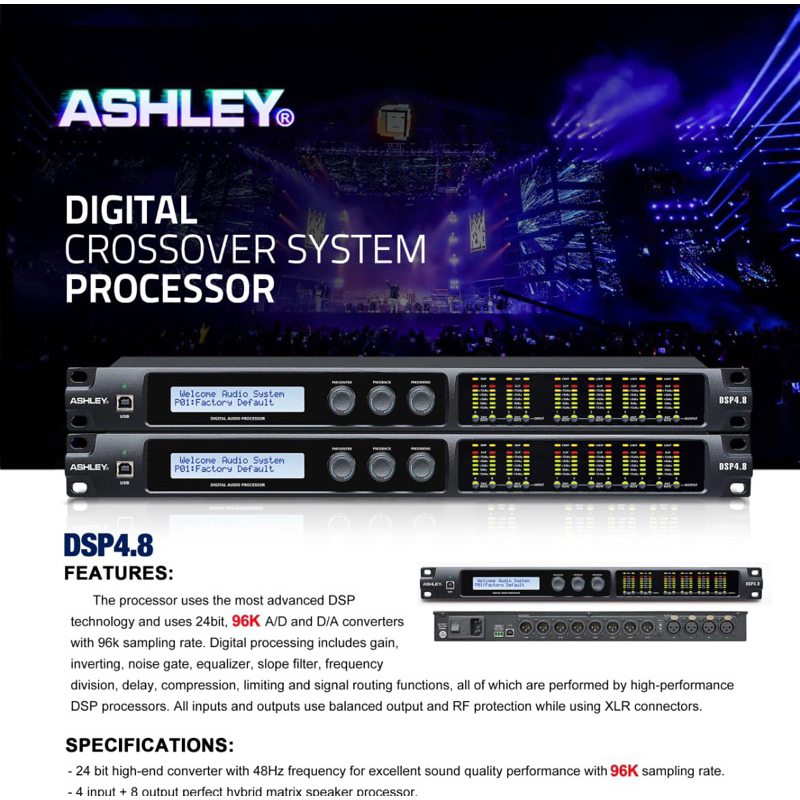 Speaker Management Ashley DSP 4.8