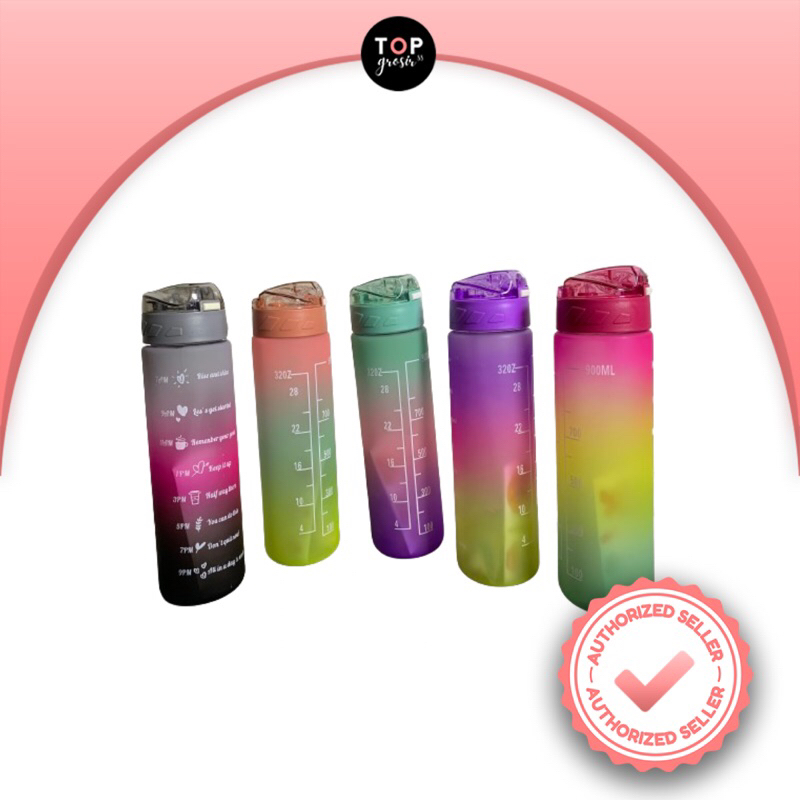 Botol gradasi 1Liter /1000ml Botol Motivasi Botol Minum Olahraga Botol Minum Anak Sekolah Botol Minu