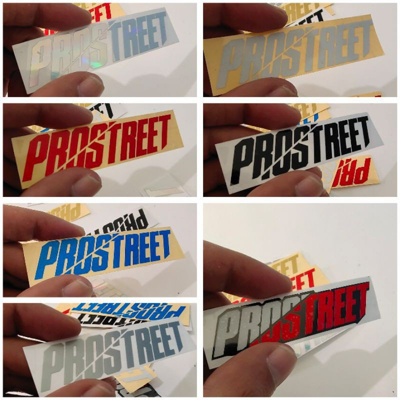 Sticker PROSTREET KECIL Sticker Motor Keren Viral Tiktok Cutting Motor VIXION Vario125 Beat Scoopy T