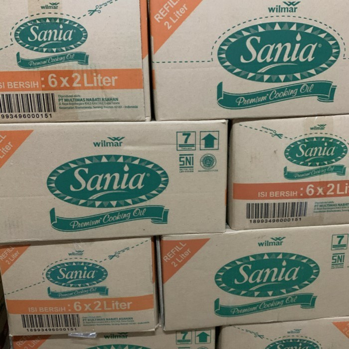 

Sania Minyak Goreng Pouch 1 Dus Isi 1 Liter 2 liter