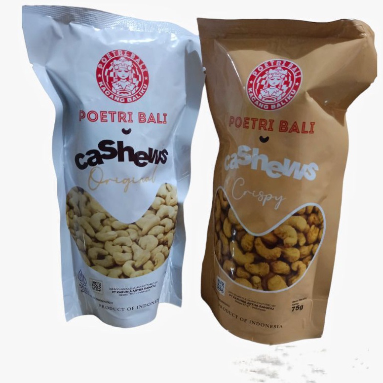 

Swip up 75gr Kacang Bali Cashew Mete Mede poetri bali